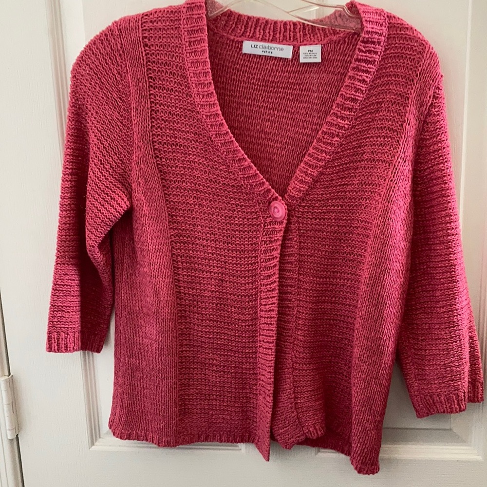 FINAL MARKDOWN Liz Claiborne cardigan petite medium